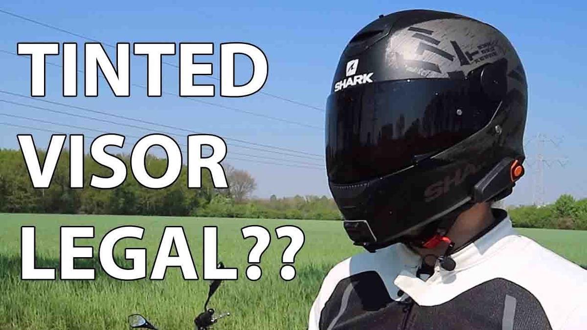 'Video thumbnail for Are Dark Tinted Visors Legal on a Motorcycle?'